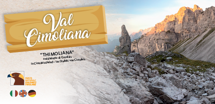 Copertina depliant Val cimoliana Copertina depliant Val cimoliana